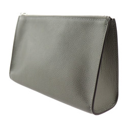 HERMES Zip Angor PM Pouch Second Bag Evercolor Grimeyer Silver Hardware Clutch Chaine d'Ancle B engraved