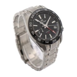 GRAND SEIKO Spring Drive GMT Sports Collection Watch SBGE253 9R66-0BB0 Stainless Steel Silver Black Dial Automatic Winding