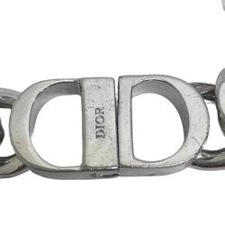 Christian Dior Dior ICON CD Chain Link Necklace Silver Women's