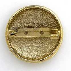 CHANEL Brooch Gold Coco Mark GP Pin Ladies Golden Fashionable Men's