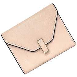 Valextra Tri-Fold Wallet Pink Iside SGES0005028LOCPS99PN Leather Fold Compact Closure Women's