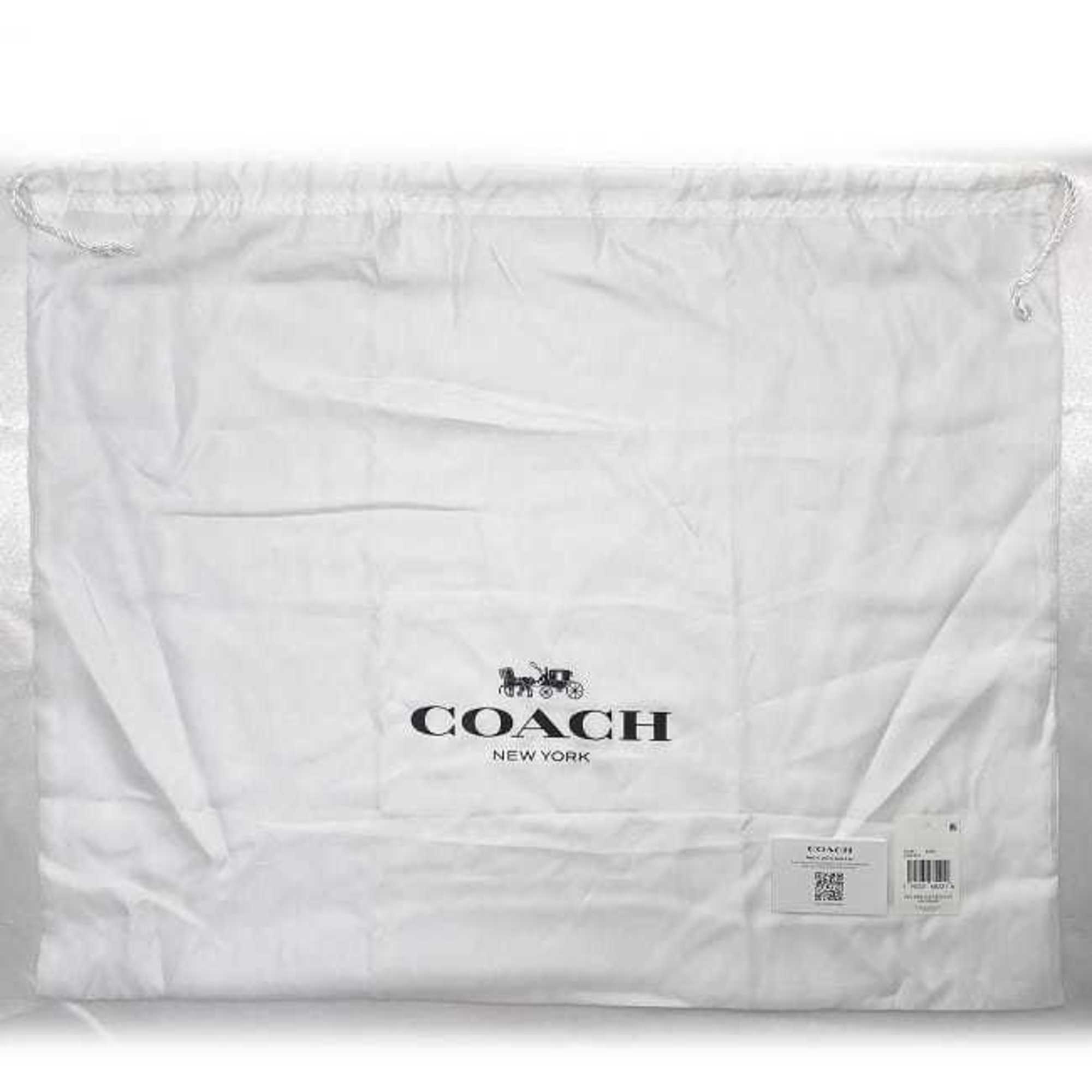 Coach Tote Bag Black Boutique Line CC395 Leather COACH C Charm Ladies