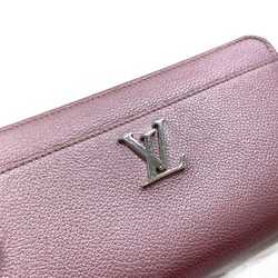 Louis Vuitton Round Long Wallet Zippy Lock Me Crystal Rose M69812 Calf Leather UB3240 LOUIS VUITTON LV Grain Day Limited