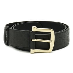 GUCCI Gucci Micro Guccisima Belt Leather Black #95 281548