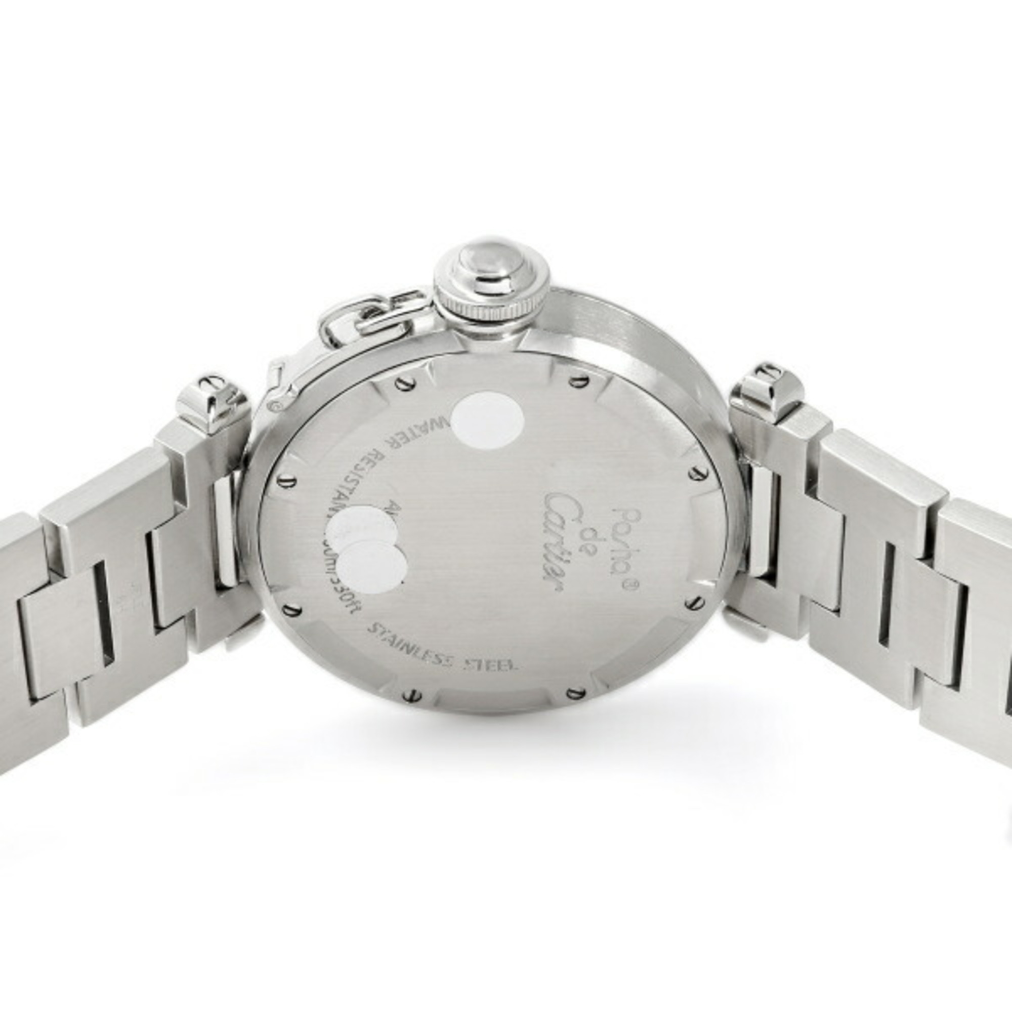 Cartier Pasha W31074M7 Silver Dial Watch Men's