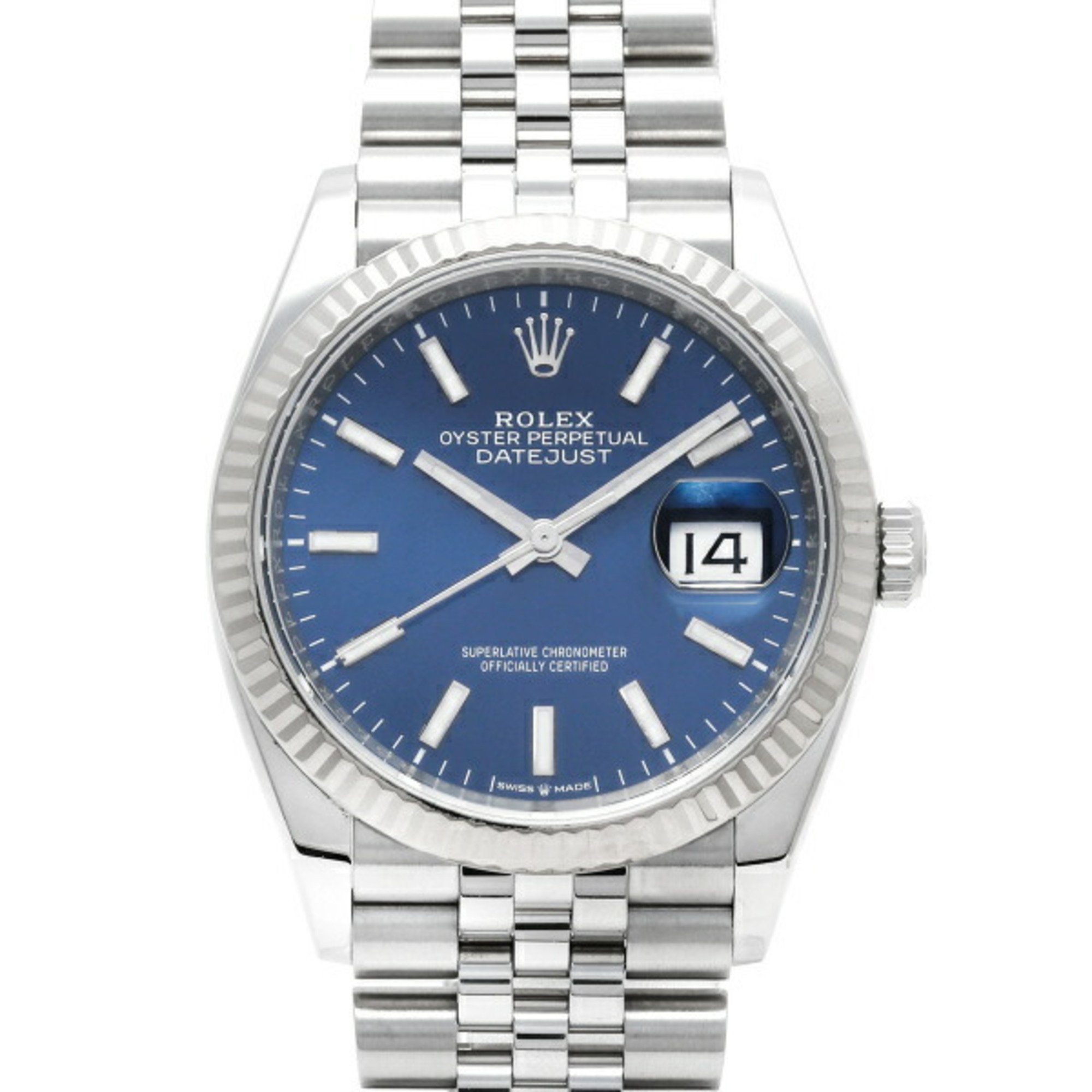 Rolex Datejust 36 126234 Bright Blue Dial Watch Men's