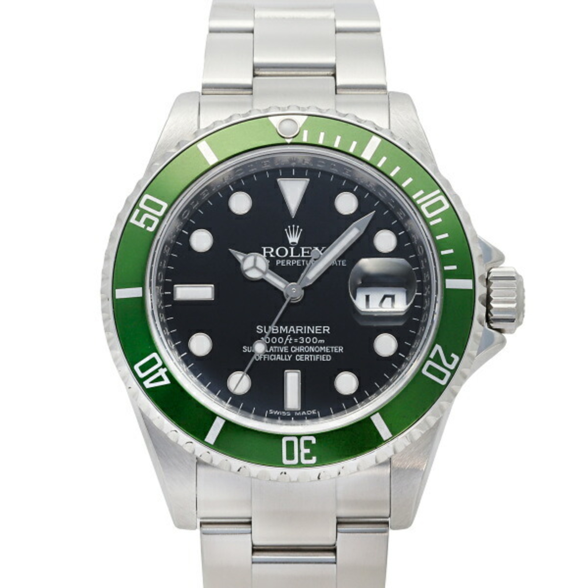 Rolex Submariner Date 16610LV Black Dial Watch Men's