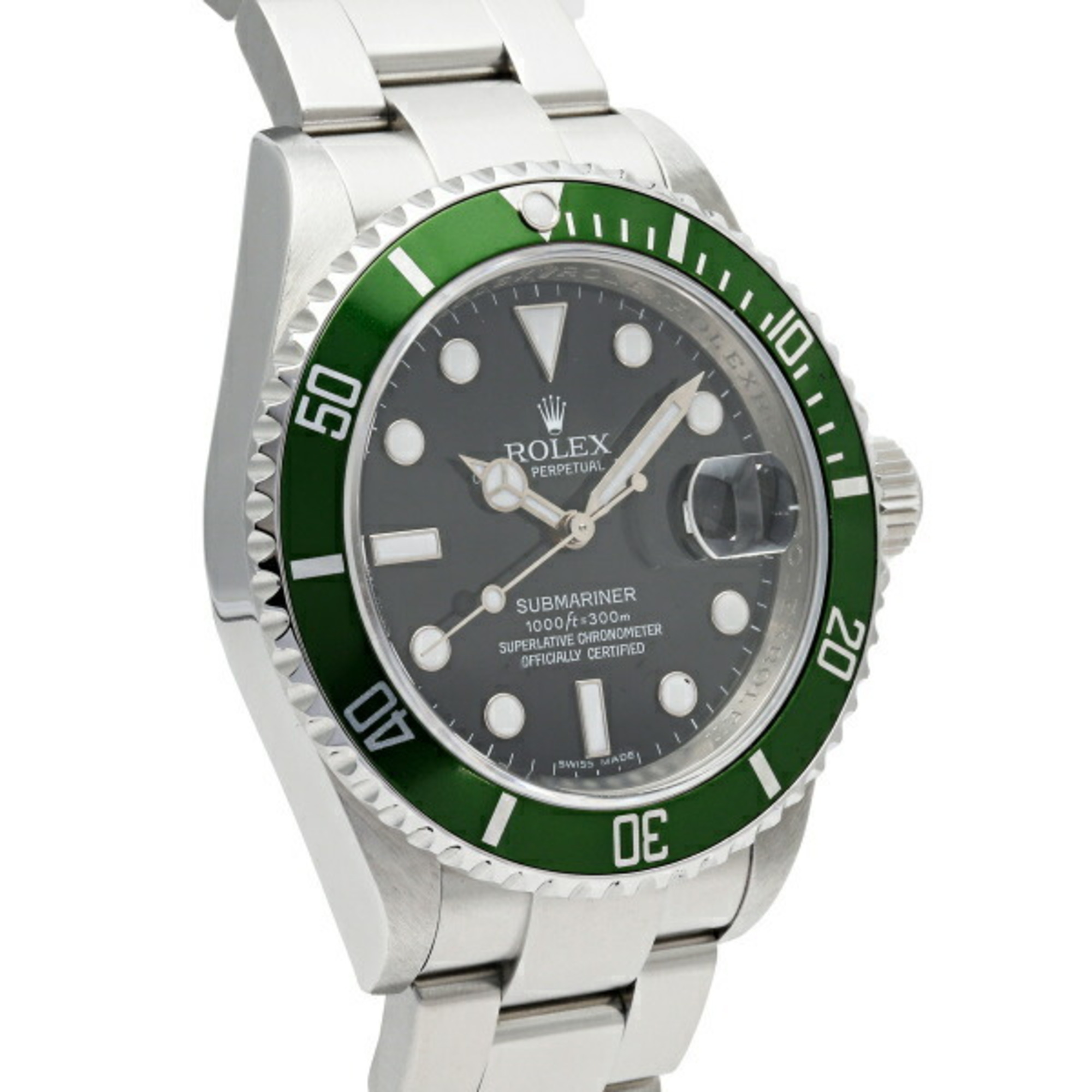 Rolex Submariner Date 16610LV Black Dial Watch Men's