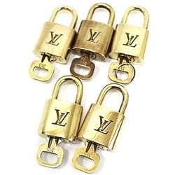 Louis Vuitton Cadena Padlock Set of 5 Gold 313 315 LOUIS VUITTON