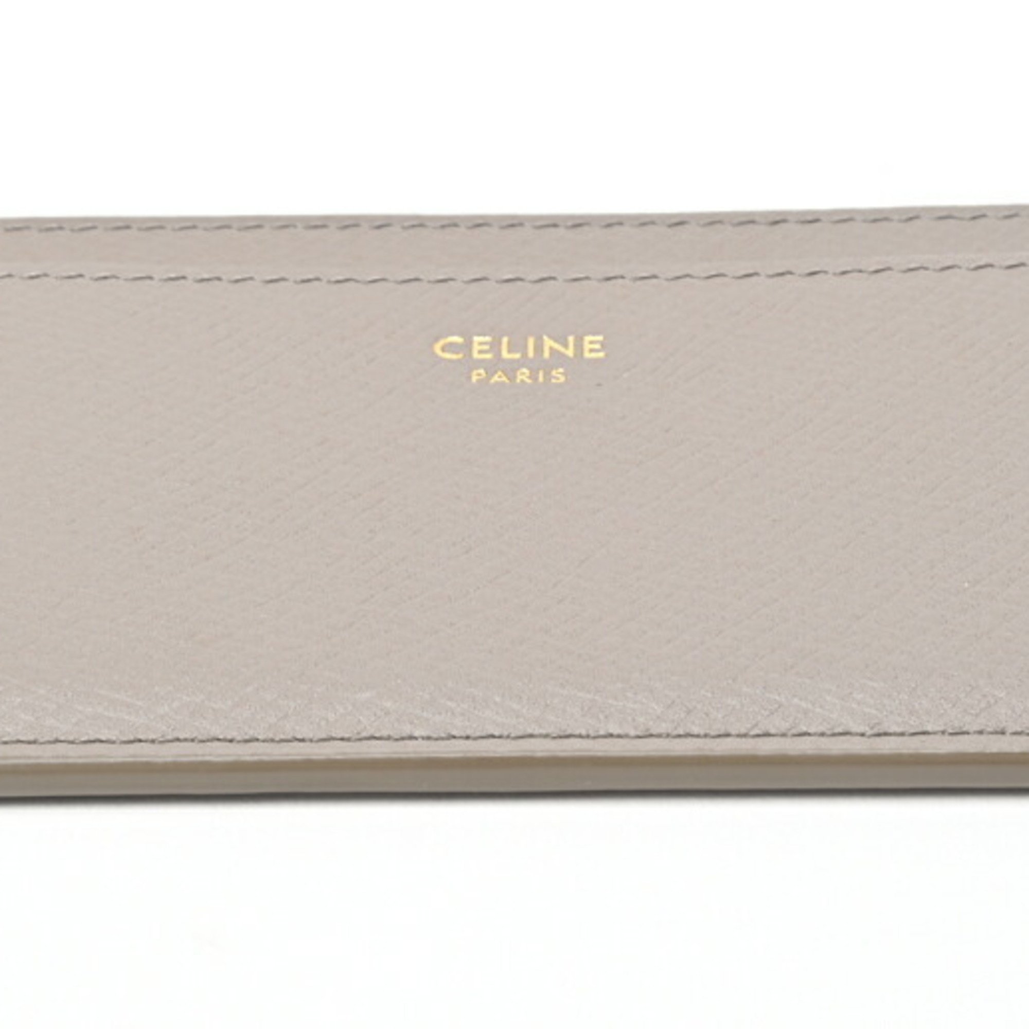 Celine Card Holder 10B703BEL.10BL Pebble