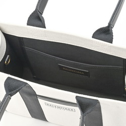 Balenciaga Hardware Small Tote Bag 671402 Cotton Canvas Light Beige/Black