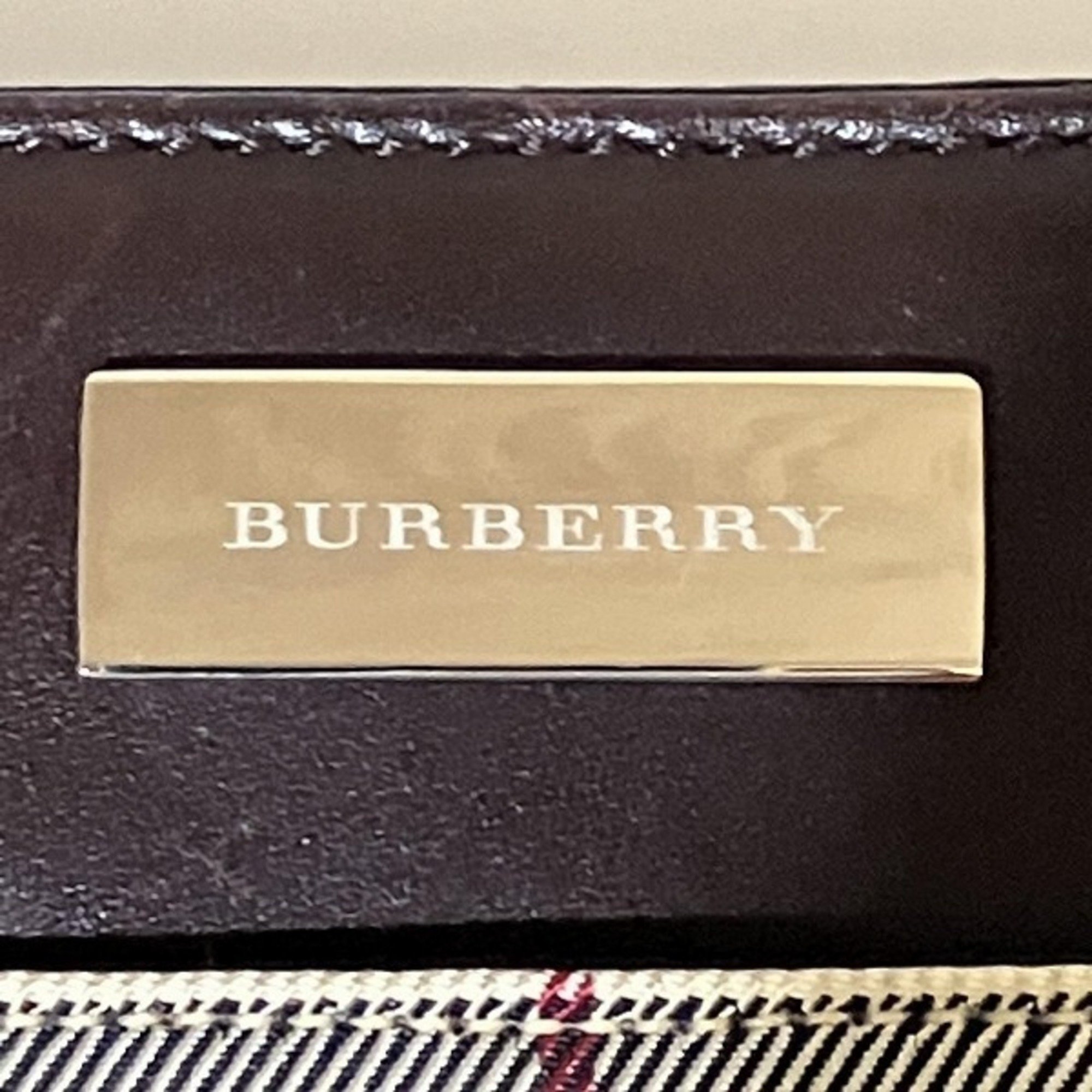 Burberry Nova Check Bag Tote Handbag Ladies