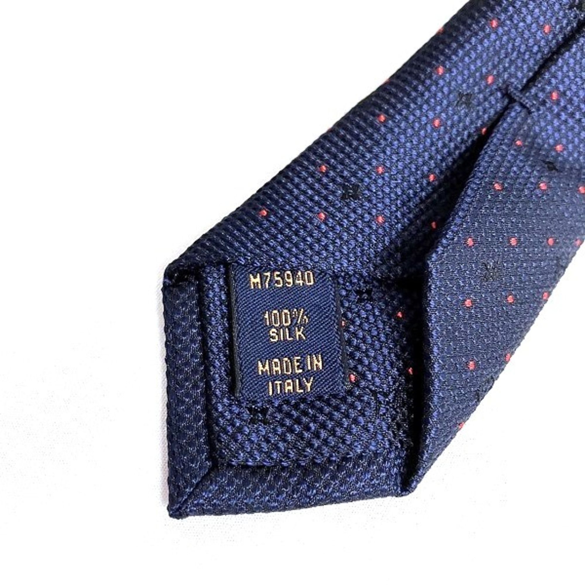 Louis Vuitton Cravat Microdots M75940 Brand Accessories Necktie Men's