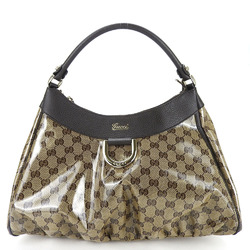 GUCCI One Shoulder Bag 327786 GG Crystal Abby Dark Brown Women's shoulder bag dark brown