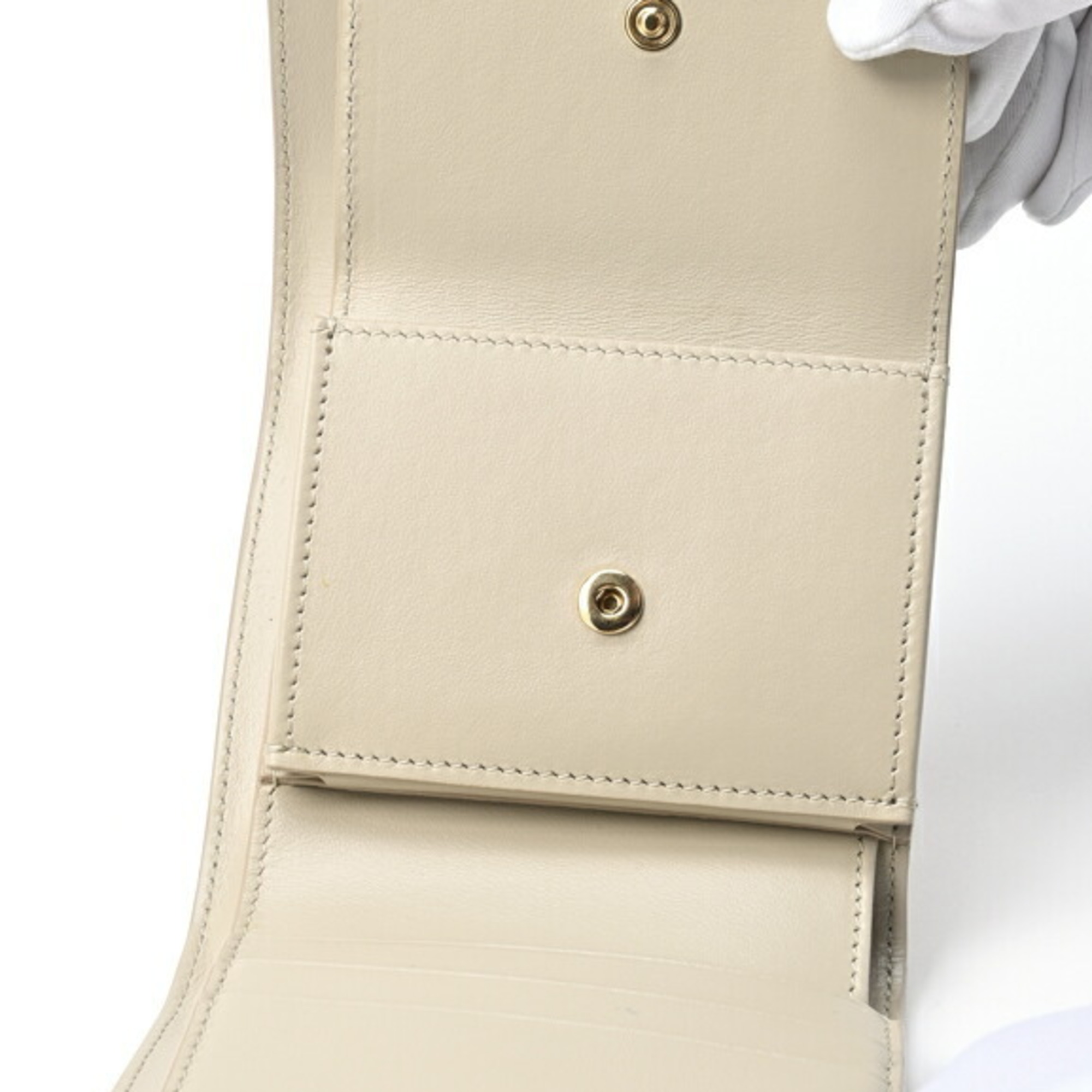 Celine Small Trifold Wallet 16 (Saise) 10F52 Beige