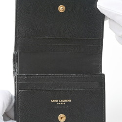 Saint Laurent Monogram Wallet 668290 Grained Poudre Embossed Leather