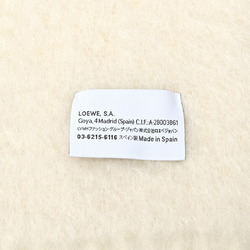 LOEWE Muffler/Scarf F655254X01 Mohair & Wool White