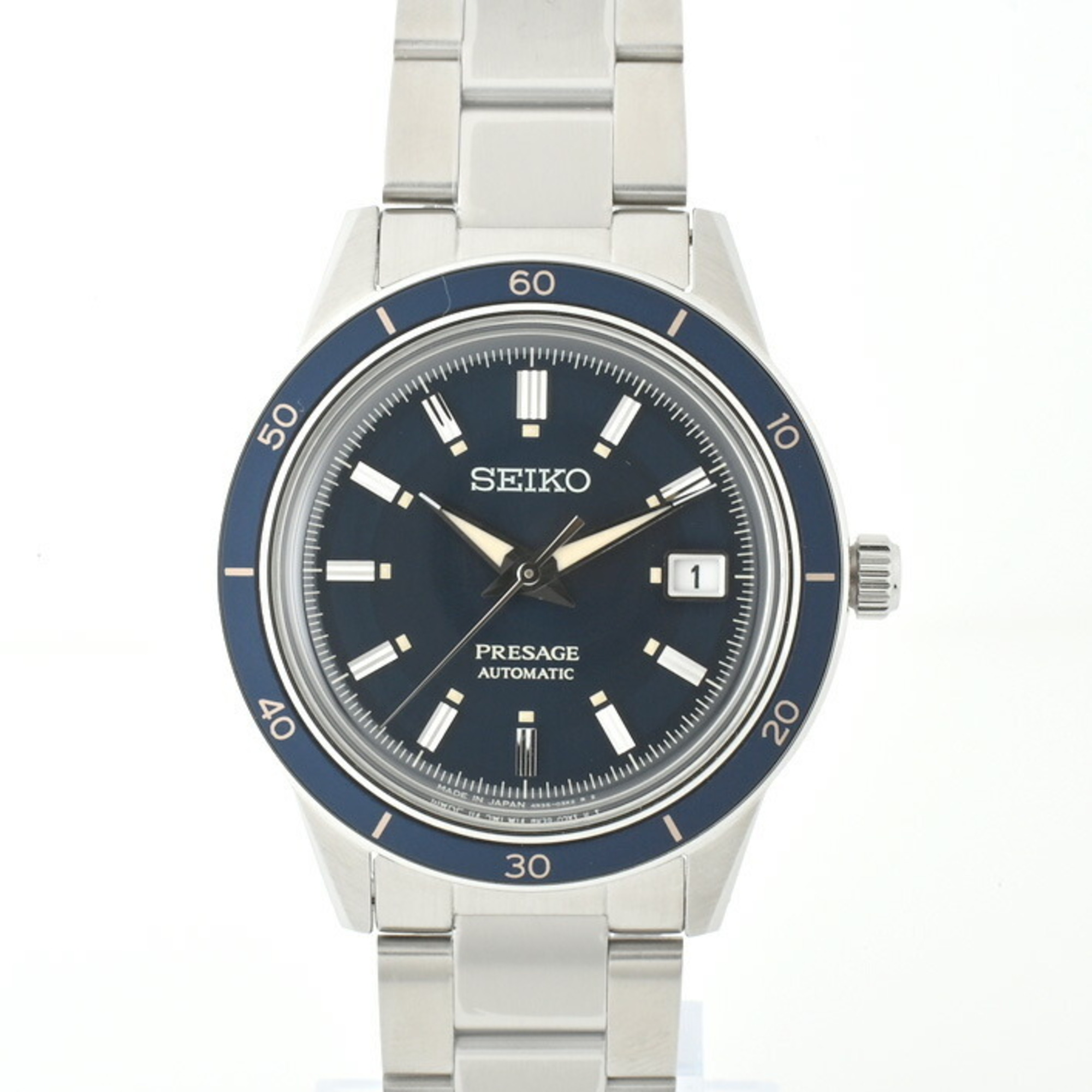 Seiko Presage Style60s Watch Shop Limited Model SARY223 Blue