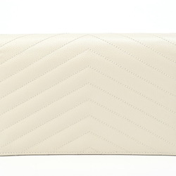Saint Laurent Cassandra Envelope Chain Wallet / Shoulder 742920BOW019207 393953 Crema Soft (Ivory)