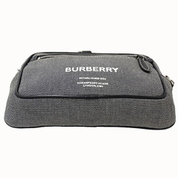 Jaguar Burberry BURBERRY Men's London Body Bag Waist Jacquard Black