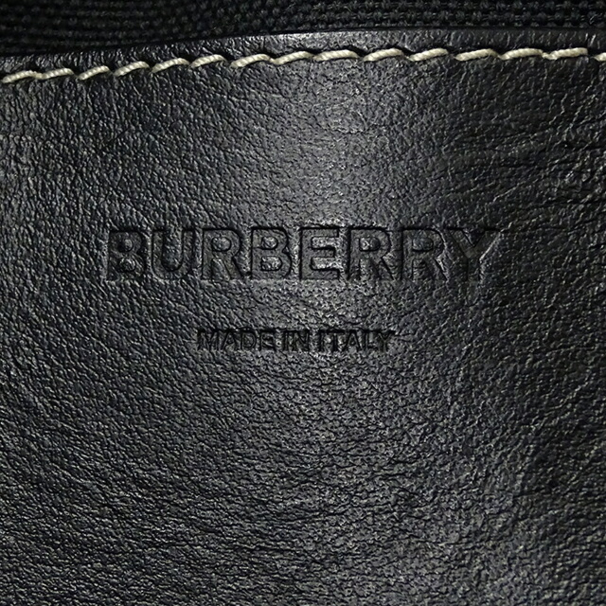 Jaguar Burberry BURBERRY Men's London Body Bag Waist Jacquard Black