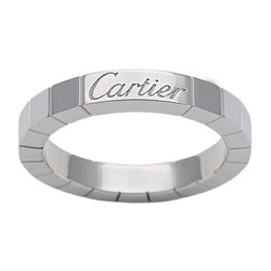 Cartier Ring Women's 750WG Raniere White Gold #49 Approximately No. 9 Polished