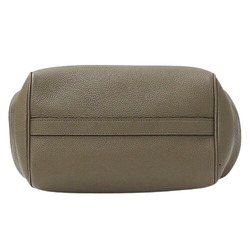 CELINE Women's Handbag Shoulder Bag 2way Leather Small Fold Cover Greige Beige