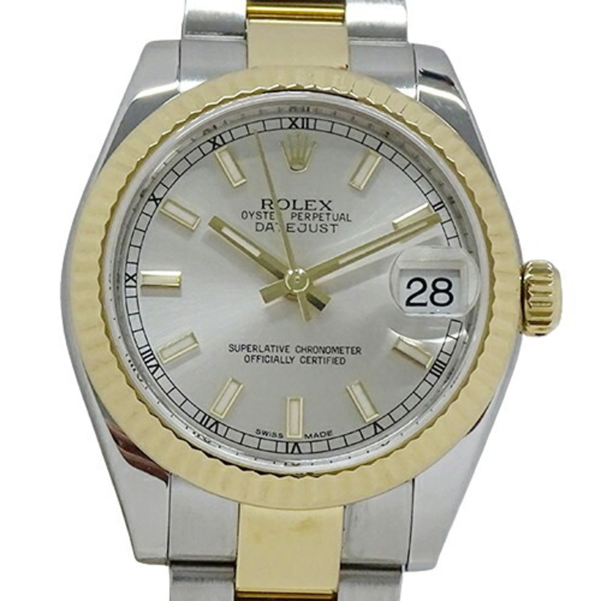 Rolex Datejust 178273 G number watch ladies men's automatic winding AT stainless steel SS gold YG combination polished