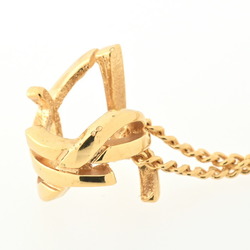 Yves Saint Laurent Saint Laurent Monogram Twist Pendant Necklace 651779 Gold it0owkhb67dz