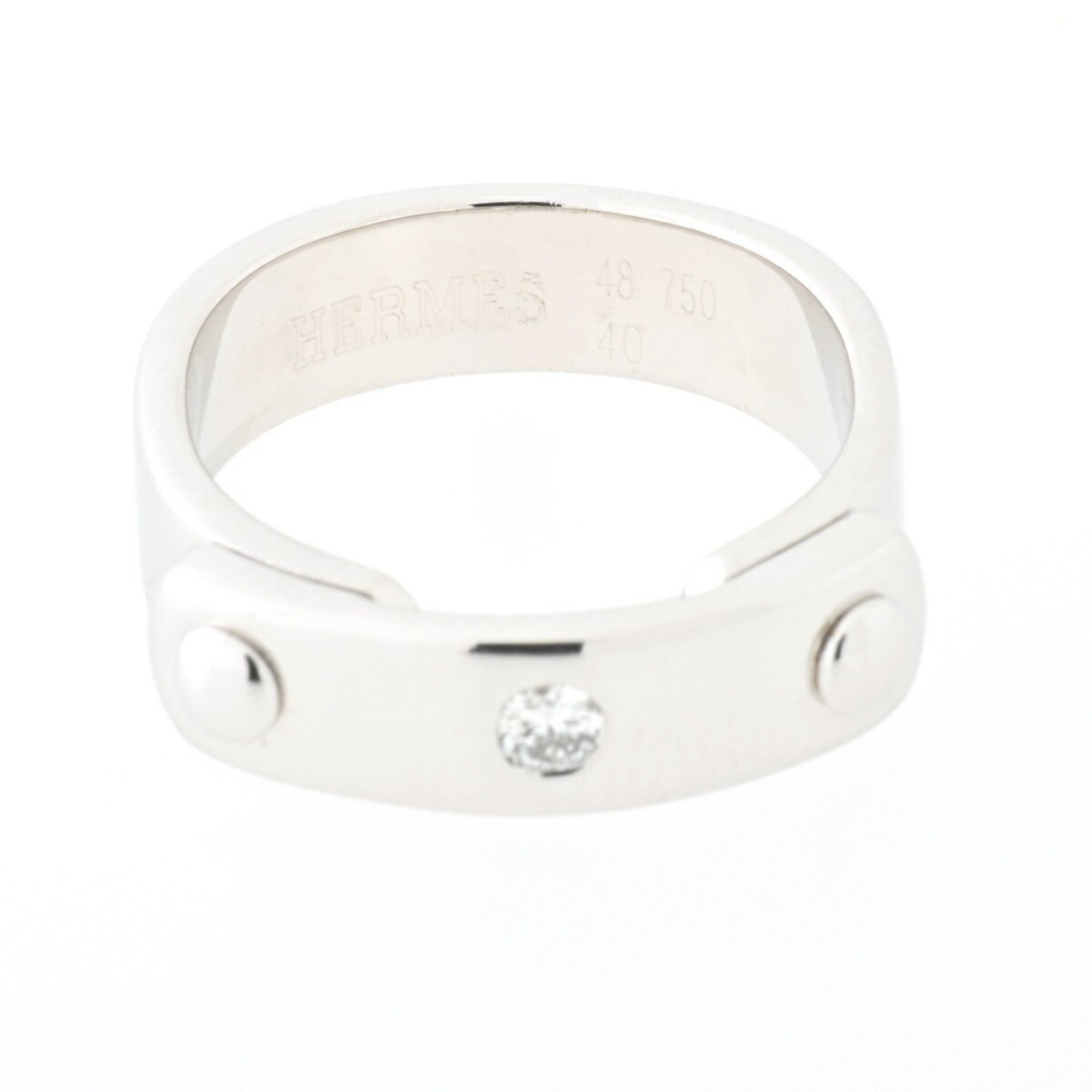 Hermes To You Ring 750(K18WG) Diamond 1P