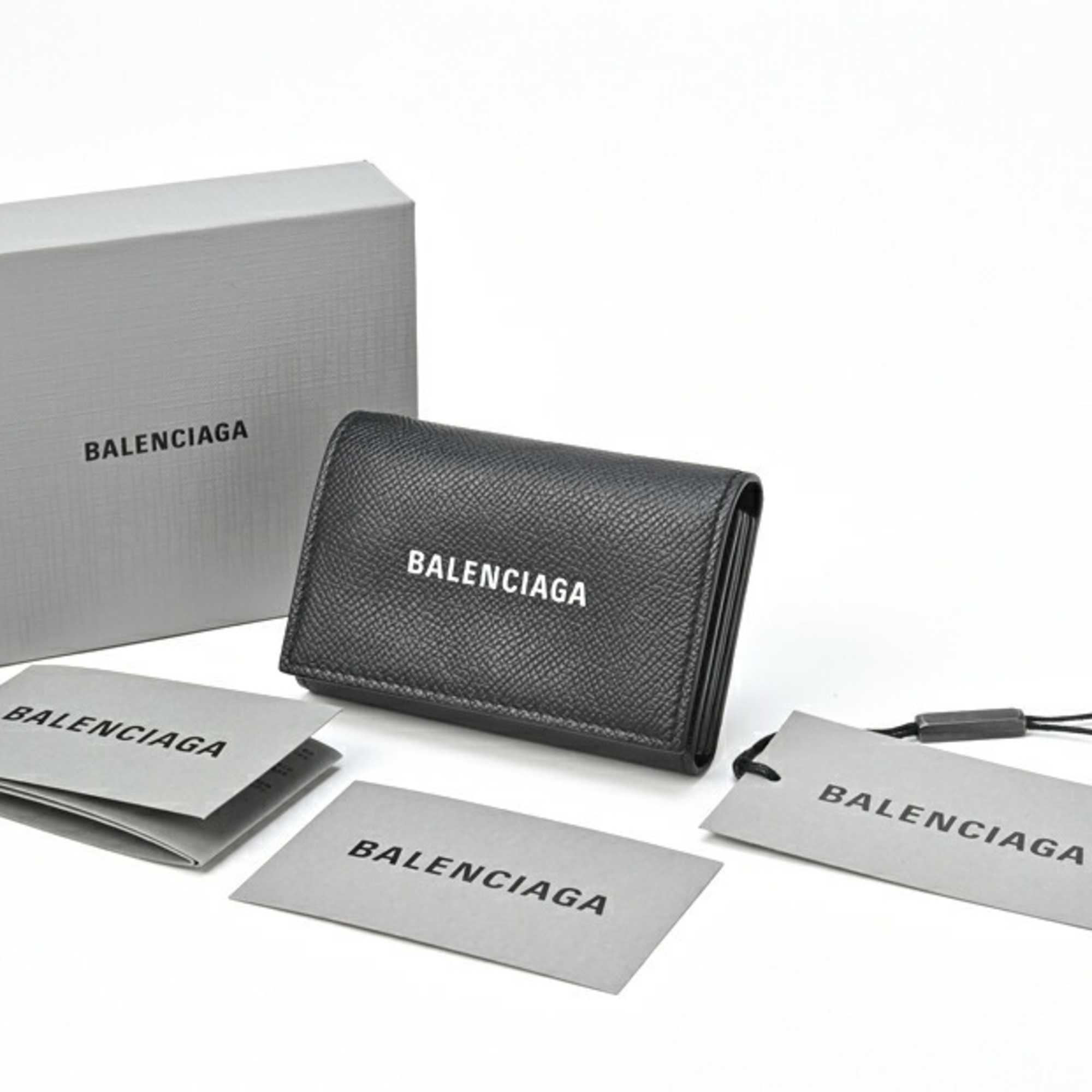 Balenciaga Everyday Accordion Card Case 594313 Black