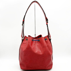 LOUIS VUITTON Petit Noe Epi Shoulder Bag Red Blue Leather Women's M44107 USED