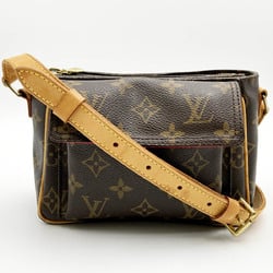 LOUIS VUITTON Vivacite PM Monogram Shoulder Bag Crossbody Brown PVC Women's Men's Fashion M51165 USED