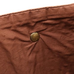HERMES Amedaba Kabaduposh Tote Bag Long Shoulder Cotton Canvas Brown