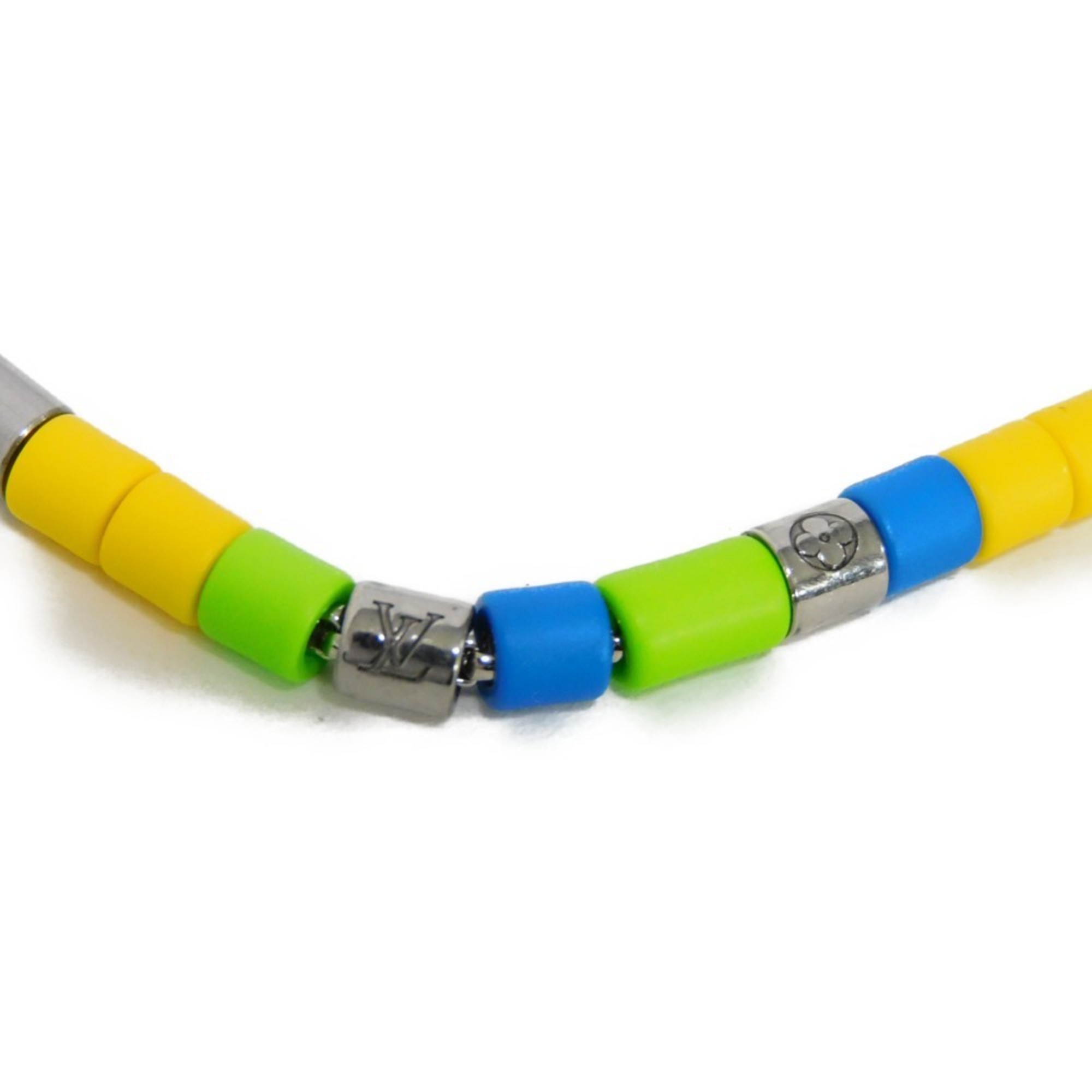 LOUIS VUITTON Bracelet LV Sunrise Signature Beads Monogram Logo Resin Multicolor M00653 Men's Accessories Jewelry