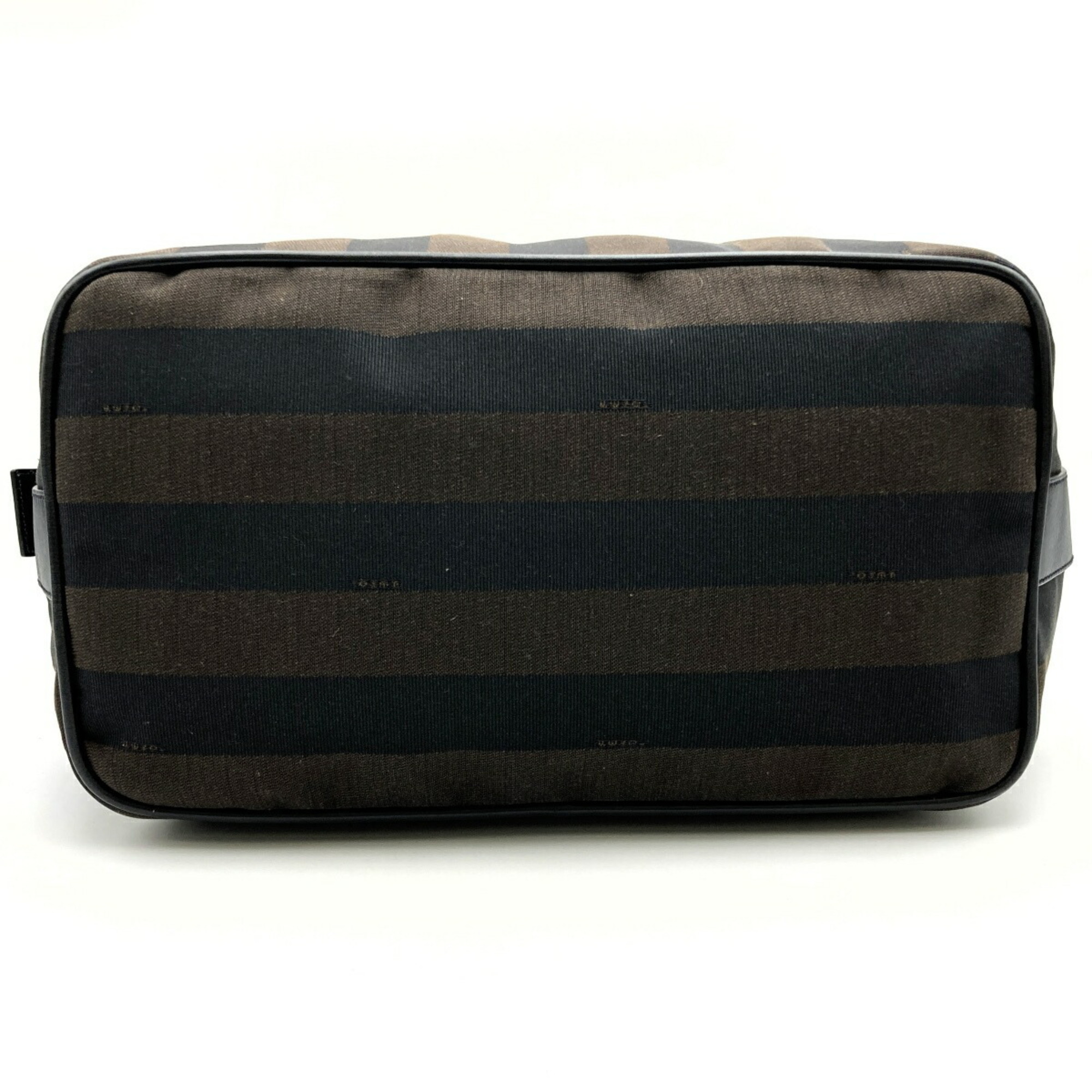 FENDI Pecan Shoulder Bag Crossbody Large Brown Canvas Ladies Fashion 7VA092 USED
