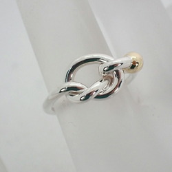 TIFFANY 925 750 Love Knot Combination Ring No. 8