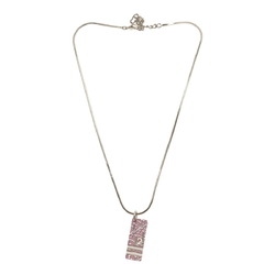 Christian Dior Necklace Trotter Silver Pink Women's ITA310023HCM