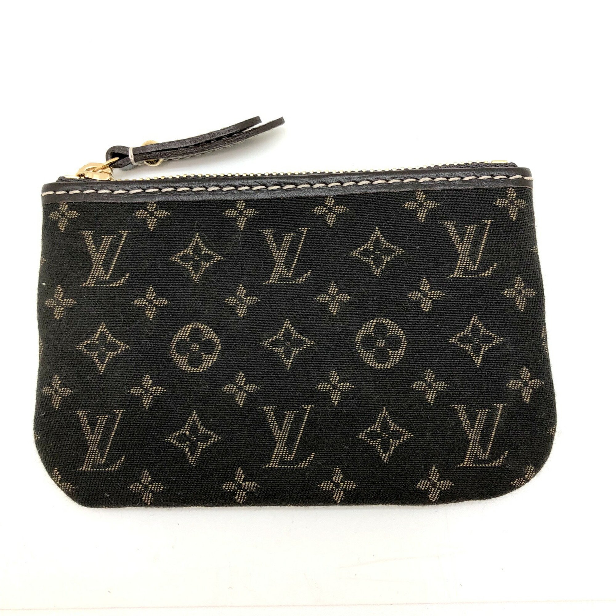 LOUIS VUITTON Pochette Cle Monogram Run M95230 Brown Canvas Leather IT8PC9UN5NMB