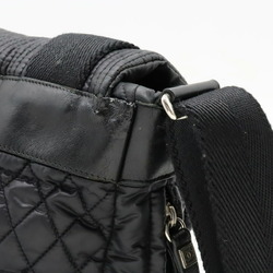 CHANEL Cocomark bag shoulder nylon leather black