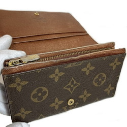 Louis Vuitton Monogram Portomonevier Tresor M61730 Wallet Bifold Men's Women's