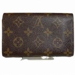 Louis Vuitton Monogram Portomonevier Tresor M61730 Wallet Bifold Men's Women's