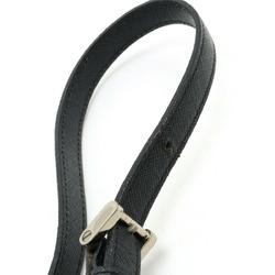 BURBERRY Nova Check Plaid Shoulder Bag PVC Leather Beige Black