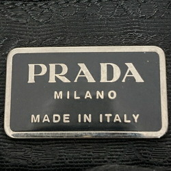 PRADA Prada tote bag leather ivory x black ladies men's