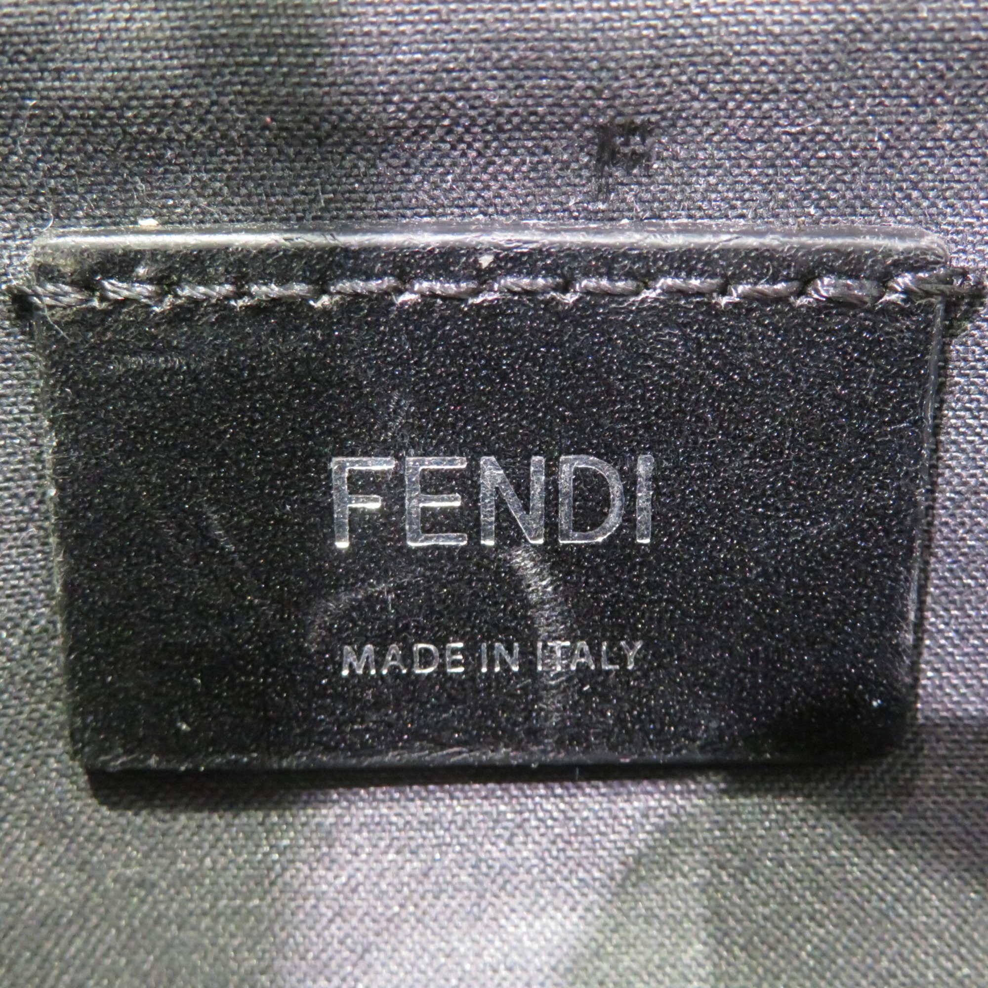 FENDI FF Motif Brown Fabric Belt Bag 7V34 A9XS F19P9 Body Waist Black Red Calf Leather Women Men