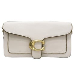 COACH Tabby Shoulder Bag 26 73995 Handbag Ivory Leather Women Men
