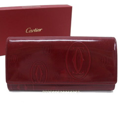 Cartier Happy Birthday Bifold Long Wallet Bordeaux (Deep Red)