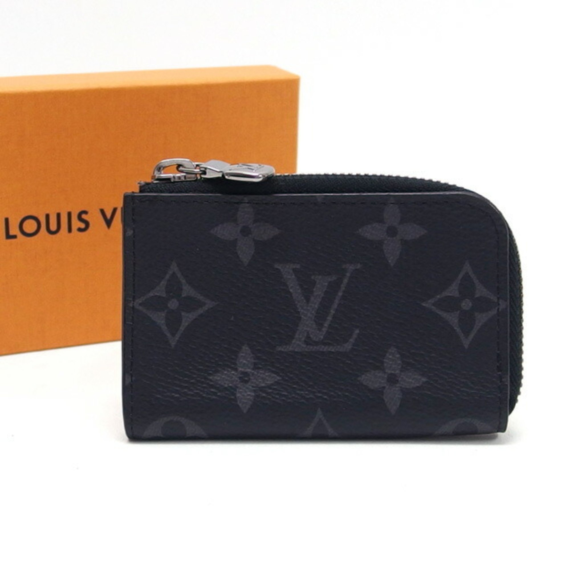 Louis Vuitton Monogram Eclipse Portomone Joule Coin Case M63536