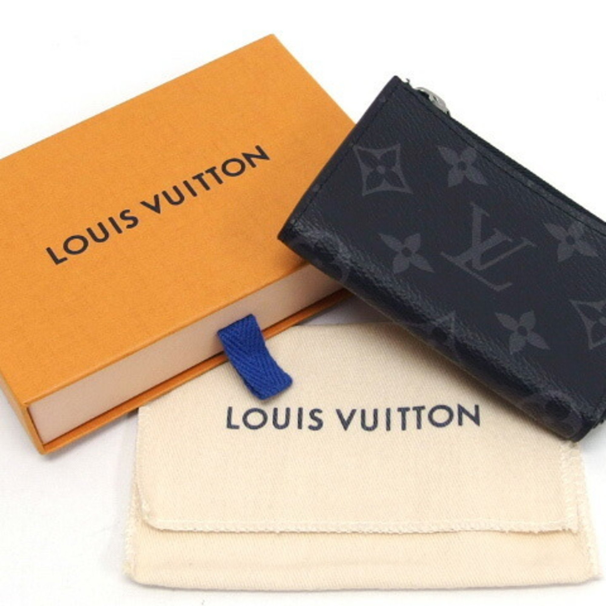 Louis Vuitton Monogram Eclipse Portomone Joule Coin Case M63536