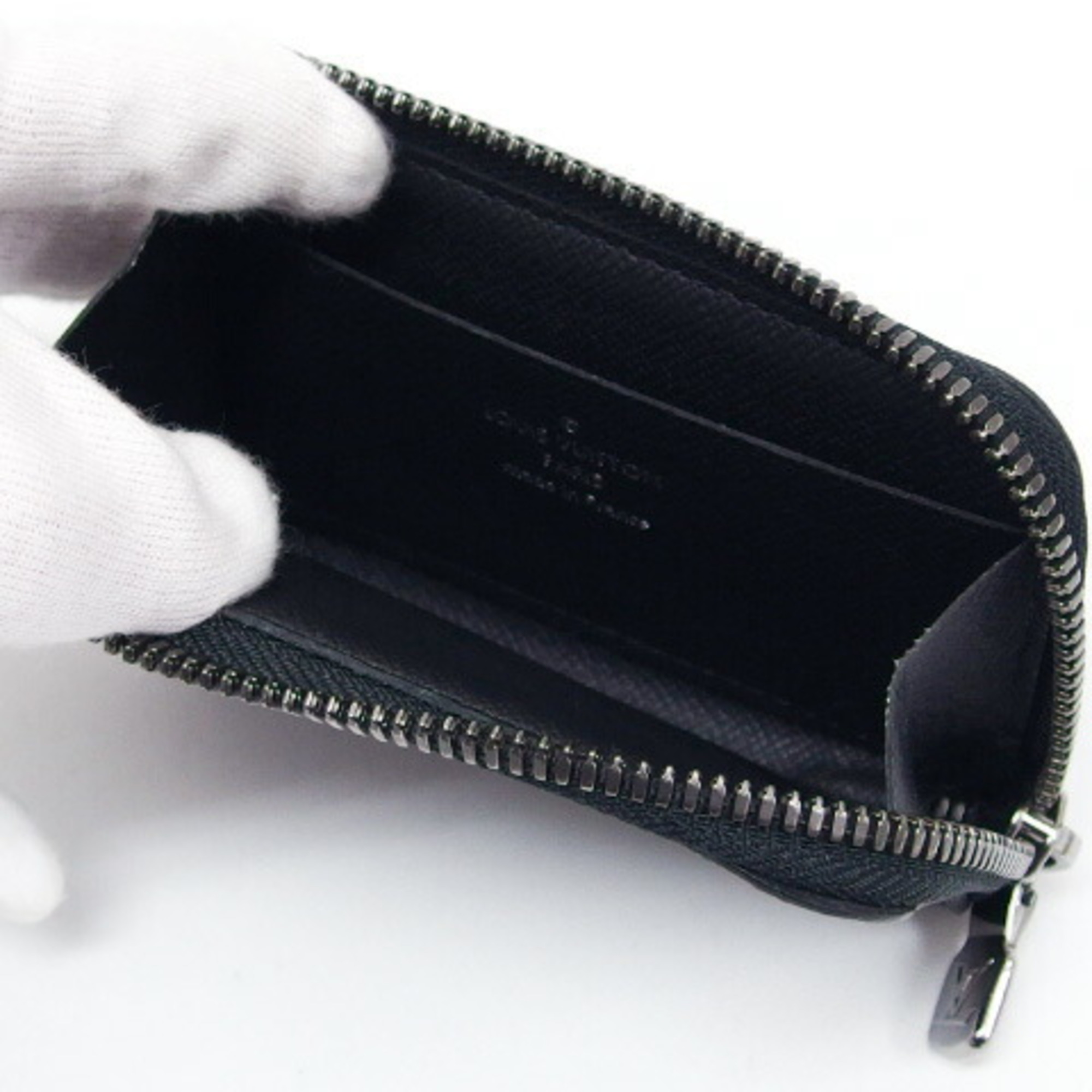 Louis Vuitton Monogram Eclipse Portomone Joule Coin Case M63536
